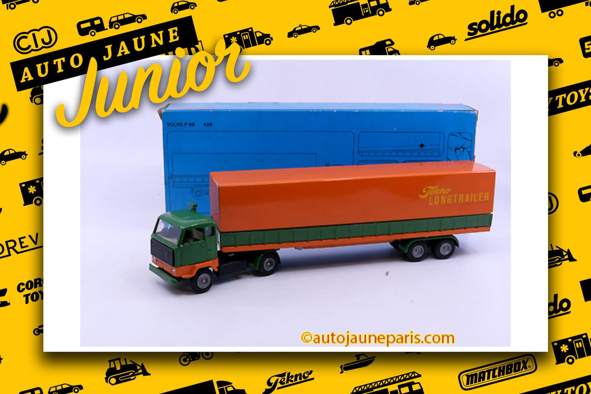 #3124 - Tekno - Volvo - F89 tracteur semi remorque bâché Tekno longtrailer