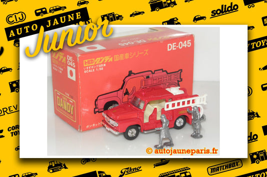 Le #2644 - Tomica - Isuzu - TXD23F double cabine pompier est en vente sur Auto Jaune Junior ! Découvrez nos collections de diecast Dinky-Toys, Corgi, Corgi-Toys, Solido, Norev.. Découvrez notre magasin physique, AutoJaune Paris, ouvert en 1984 par Vincent Espinasse. 41 rue Cavendish, 75019 Paris. Tel: 01 42 40 61 23. Ouvert les mardi et vendredi de 13h à 19h.