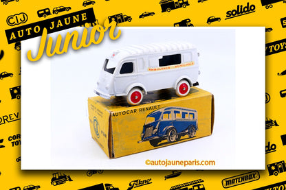 Le #2631 - C.I.J. - Renault - 1000Kgs ambulance militaire Rare Variante est en vente sur Auto Jaune Junior ! Découvrez nos collections de diecast Dinky-Toys, Corgi, Corgi-Toys, Solido, Norev.. Découvrez notre magasin physique, AutoJaune Paris, ouvert en 1984 par Vincent Espinasse. 41 rue Cavendish, 75019 Paris. Tel: 01 42 40 61 23. Ouvert les mardi et vendredi de 13h à 19h.