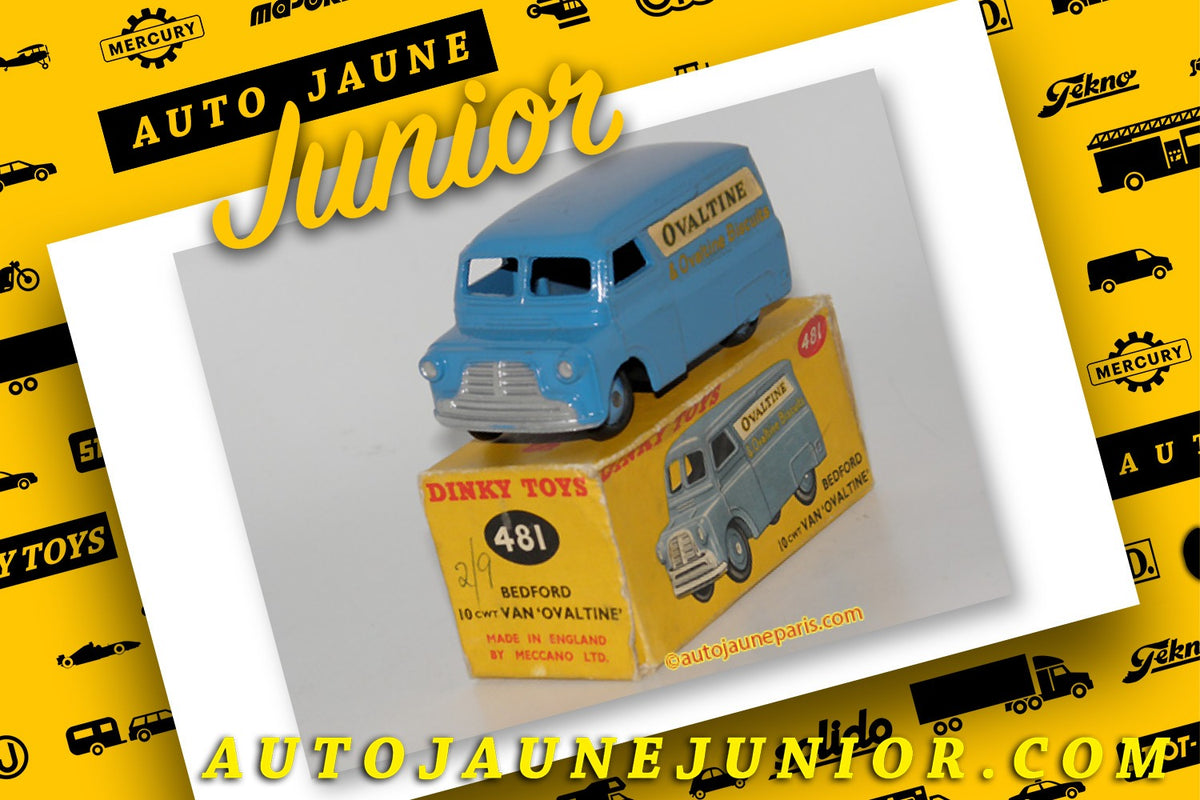 Le #2511 - Dinky Toys - Bedford - 10cwt fourgon"Ovaltine" est en vente sur Auto Jaune Junior ! Découvrez nos collections de diecast Dinky-Toys, Corgi, Corgi-Toys, Solido, Norev.. Découvrez notre magasin physique, AutoJaune Paris, ouvert en 1984 par Vincent Espinasse. 41 rue Cavendish, 75019 Paris. Tel: 01 42 40 61 23. Ouvert les mardi et vendredi de 13h à 19h.