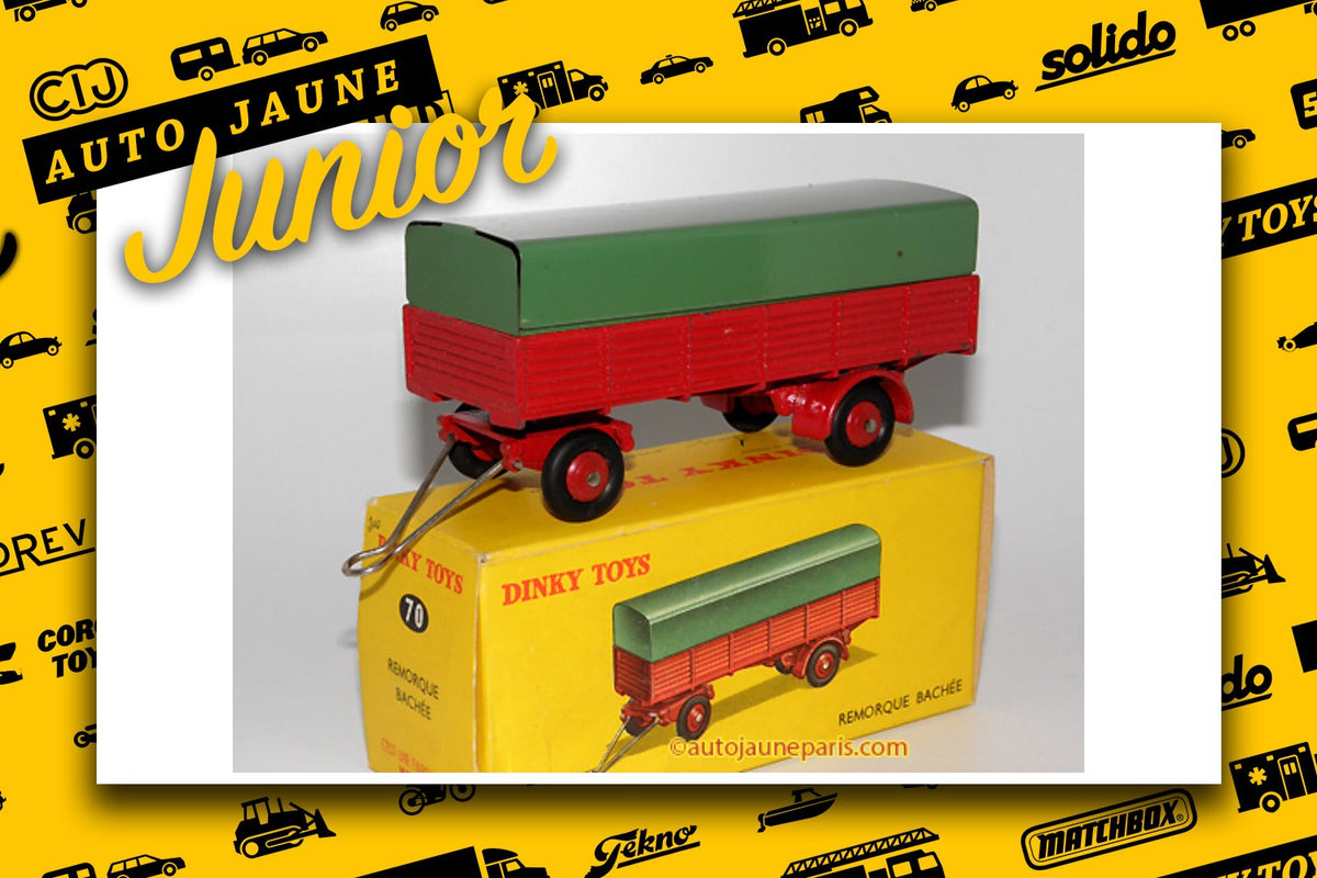 #3046 - Dinky Toys - Remorque - 2 essieux ridelles baché
