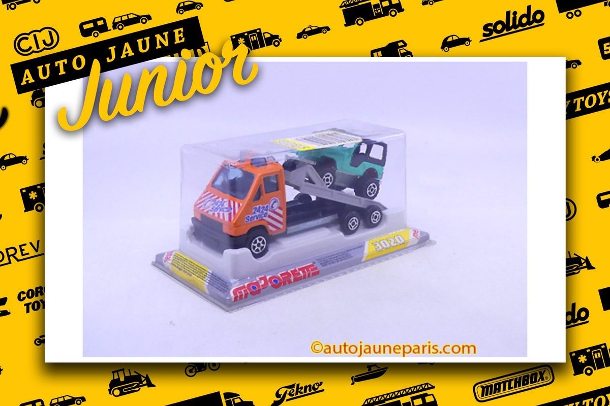 #3775 - Majorette - Renault - plateau dépanneuse avec Jeep Renegade