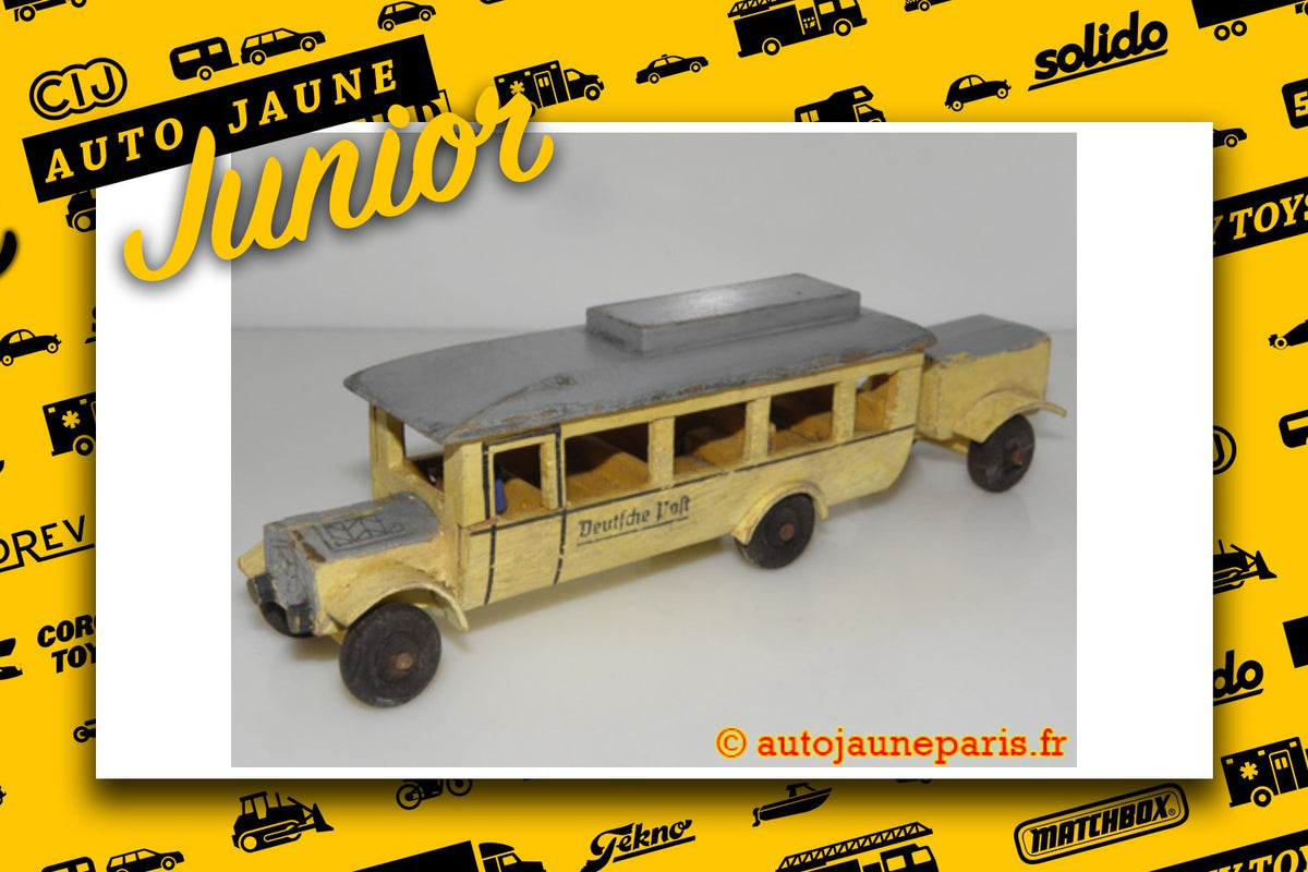 #2939 - Erzgebirge - Autocar - un essieu avec remorque "Deutsche post"