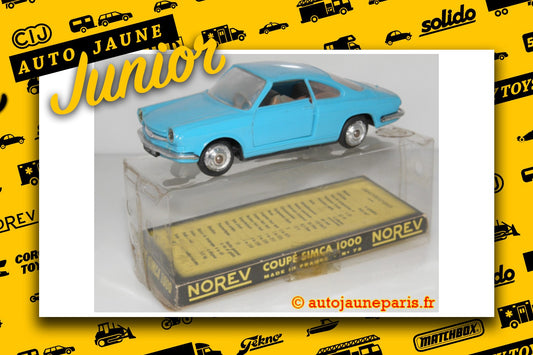 #2854 - Norev - Simca - 1000 coupé Bertone