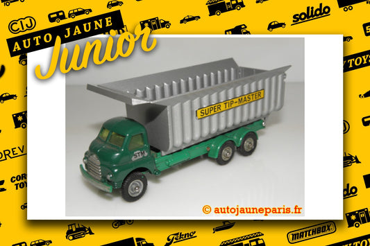 Le #2745 - Budgie - Bedford - type"S" benne de chantier "super tip master" est en vente sur Auto Jaune Junior ! Découvrez nos collections de diecast Dinky-Toys, Corgi, Corgi-Toys, Solido, Norev.. Découvrez notre magasin physique, AutoJaune Paris, ouvert en 1984 par Vincent Espinasse. 41 rue Cavendish, 75019 Paris. Tel: 01 42 40 61 23. Ouvert les mardi et vendredi de 13h à 19h.