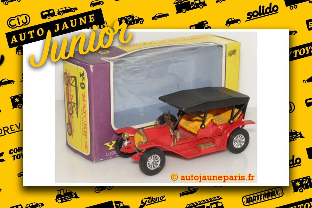 Le #2726 - Matchbox - Simplex - double phaeton 1912 est en vente sur Auto Jaune Junior ! Découvrez nos collections de diecast Dinky-Toys, Corgi, Corgi-Toys, Solido, Norev.. Découvrez notre magasin physique, AutoJaune Paris, ouvert en 1984 par Vincent Espinasse. 41 rue Cavendish, 75019 Paris. Tel: 01 42 40 61 23. Ouvert les mardi et vendredi de 13h à 19h.