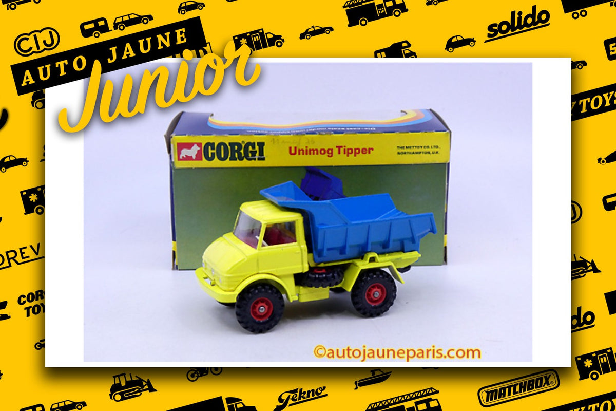 #3738 - Corgi Toys - Mercedes - Unimog benne basculante