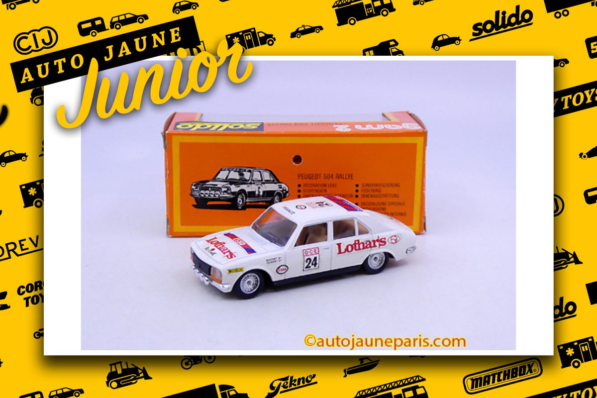 #4493 - Solido - Peugeot - 504 rallye du Maroc