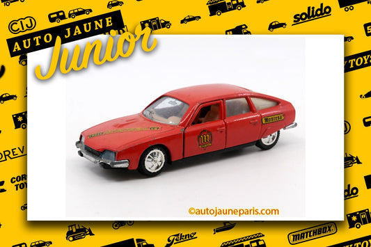 Le #2639 - Joal - Citroën - CX palas Montesa est en vente sur Auto Jaune Junior ! Découvrez nos collections de diecast Dinky-Toys, Corgi, Corgi-Toys, Solido, Norev.. Découvrez notre magasin physique, AutoJaune Paris, ouvert en 1984 par Vincent Espinasse. 41 rue Cavendish, 75019 Paris. Tel: 01 42 40 61 23. Ouvert les mardi et vendredi de 13h à 19h.