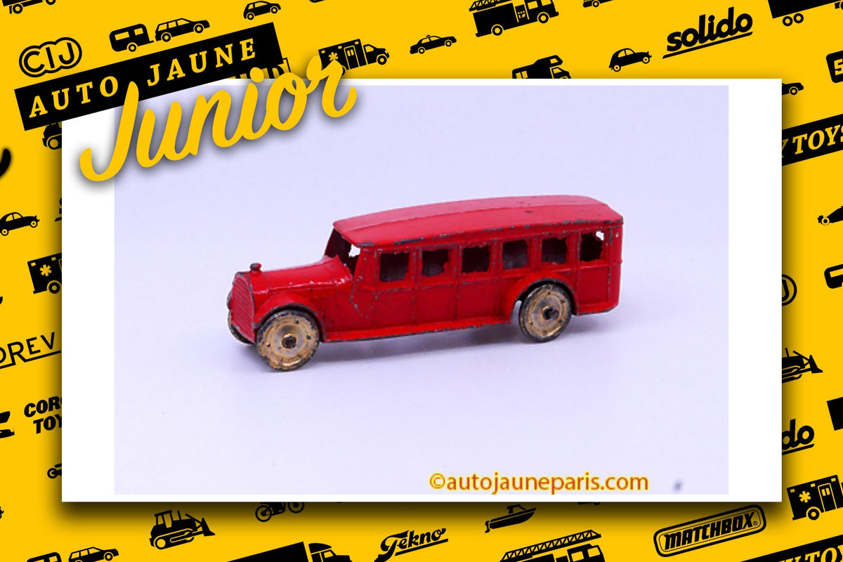 Le #2674 - Tootsietoys - Fageol - bus de ligne est en vente sur Auto Jaune Junior ! Découvrez nos collections de diecast Dinky-Toys, Corgi, Corgi-Toys, Solido, Norev.. Découvrez notre magasin physique, AutoJaune Paris, ouvert en 1984 par Vincent Espinasse. 41 rue Cavendish, 75019 Paris. Tel: 01 42 40 61 23. Ouvert les mardi et vendredi de 13h à 19h.