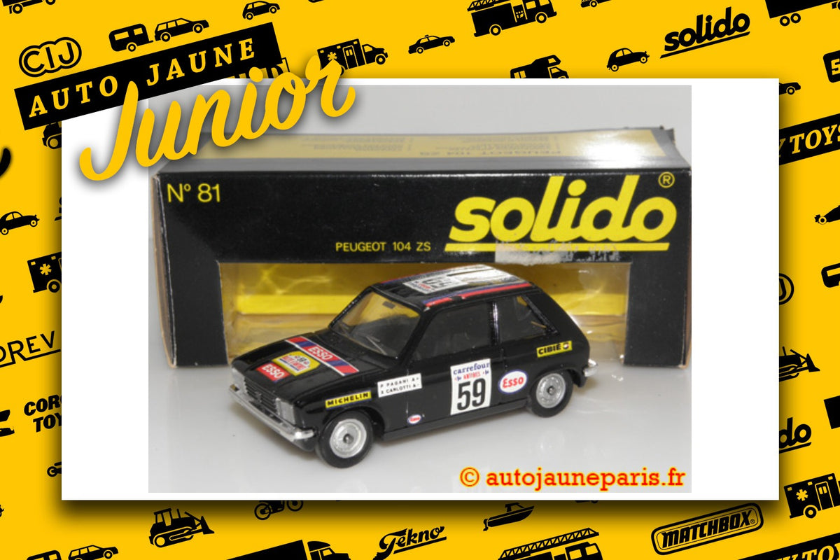#2071 - Solido - Peugeot - 104ZS rallye d'Antibes