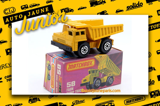 #4054 - Matchbox - Faun - benne de chantier