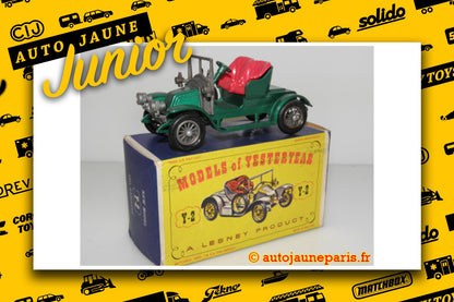 Le #2724 - Lesney - Renault - torpédo 1911 est en vente sur Auto Jaune Junior ! Découvrez nos collections de diecast Dinky-Toys, Corgi, Corgi-Toys, Solido, Norev.. Découvrez notre magasin physique, AutoJaune Paris, ouvert en 1984 par Vincent Espinasse. 41 rue Cavendish, 75019 Paris. Tel: 01 42 40 61 23. Ouvert les mardi et vendredi de 13h à 19h.
