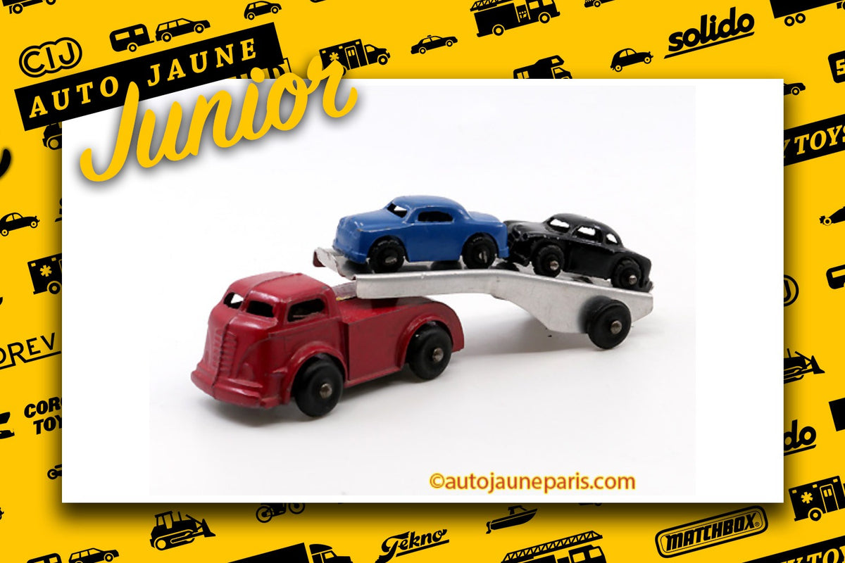 #2035 - Barclay - Camion - tracteur semi plateau avec 2 autos