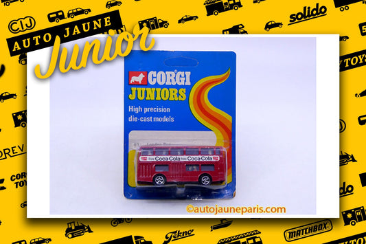 #4066 - Corgi Juniors - Daimler - bus deux étages Coca Cola