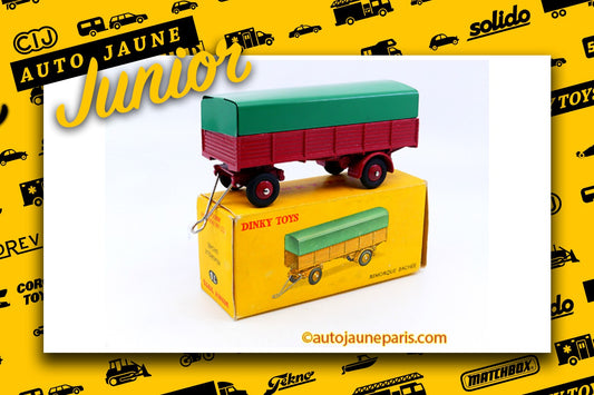#2786 - Dinky Toys - Remorque - ridelles bâché