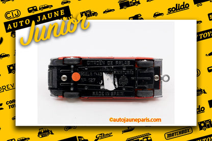 Le #2639 - Joal - Citroën - CX palas Montesa est en vente sur Auto Jaune Junior ! Tekno, Politoys, Mebetoys, Mercury, Joal, Diapet, Märklin, TootsieToys. Vous avez le même jouet ? Profitez de notre expertise pour vous accompagner dans la vente de vos modèles ou votre collection ! Nous achetons tous lots de miniatures ! Contactez nous ! contact@autojaunejunior.com.