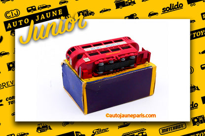 Le #2699 - Matchbox - Tramway - deux étages "news World" est en vente sur Auto Jaune Junior ! Tekno, Politoys, Mebetoys, Mercury, Joal, Diapet, Märklin, TootsieToys. Vous avez le même jouet ? Profitez de notre expertise pour vous accompagner dans la vente de vos modèles ou votre collection ! Nous achetons tous lots de miniatures ! Contactez nous ! contact@autojaunejunior.com.
