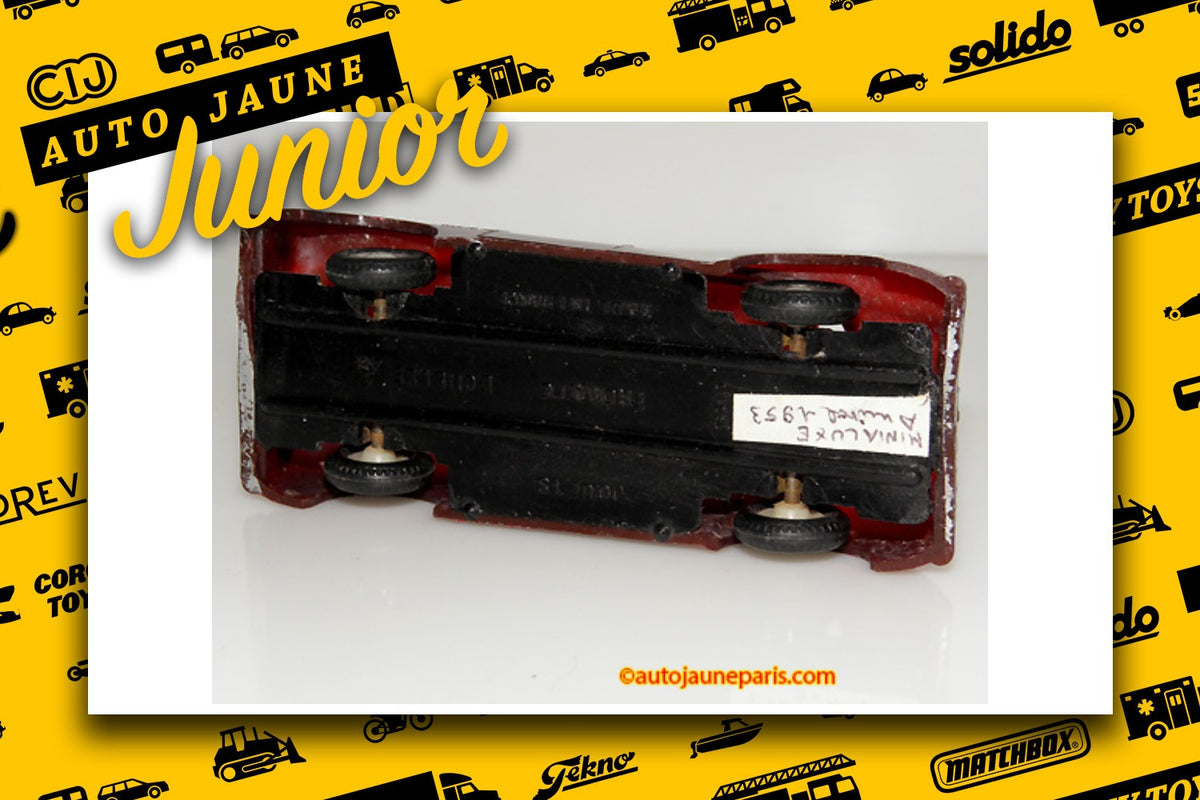 Le #2756 - Minialuxe - Renault - Fregate est en vente sur Auto Jaune Junior ! Tekno, Politoys, Mebetoys, Mercury, Joal, Diapet, Märklin, TootsieToys. Vous avez le même jouet ? Profitez de notre expertise pour vous accompagner dans la vente de vos modèles ou votre collection ! Nous achetons tous lots de miniatures ! Contactez nous ! contact@autojaunejunior.com.