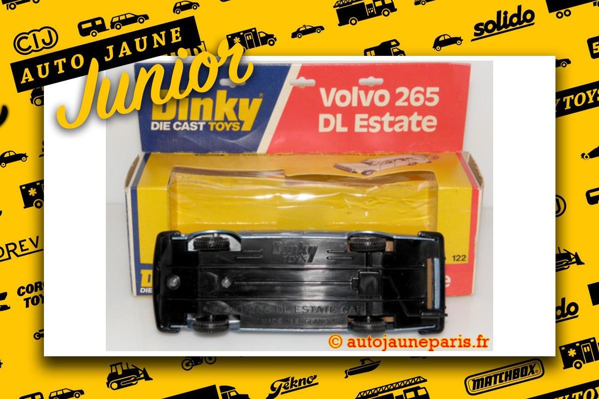 Le #2655 - Dinky Toys GB - Volvo - 265 break est en vente sur Auto Jaune Junior ! Tekno, Politoys, Mebetoys, Mercury, Joal, Diapet, Märklin, TootsieToys. Vous avez le même jouet ? Profitez de notre expertise pour vous accompagner dans la vente de vos modèles ou votre collection ! Nous achetons tous lots de miniatures ! Contactez nous ! contact@autojaunejunior.com.