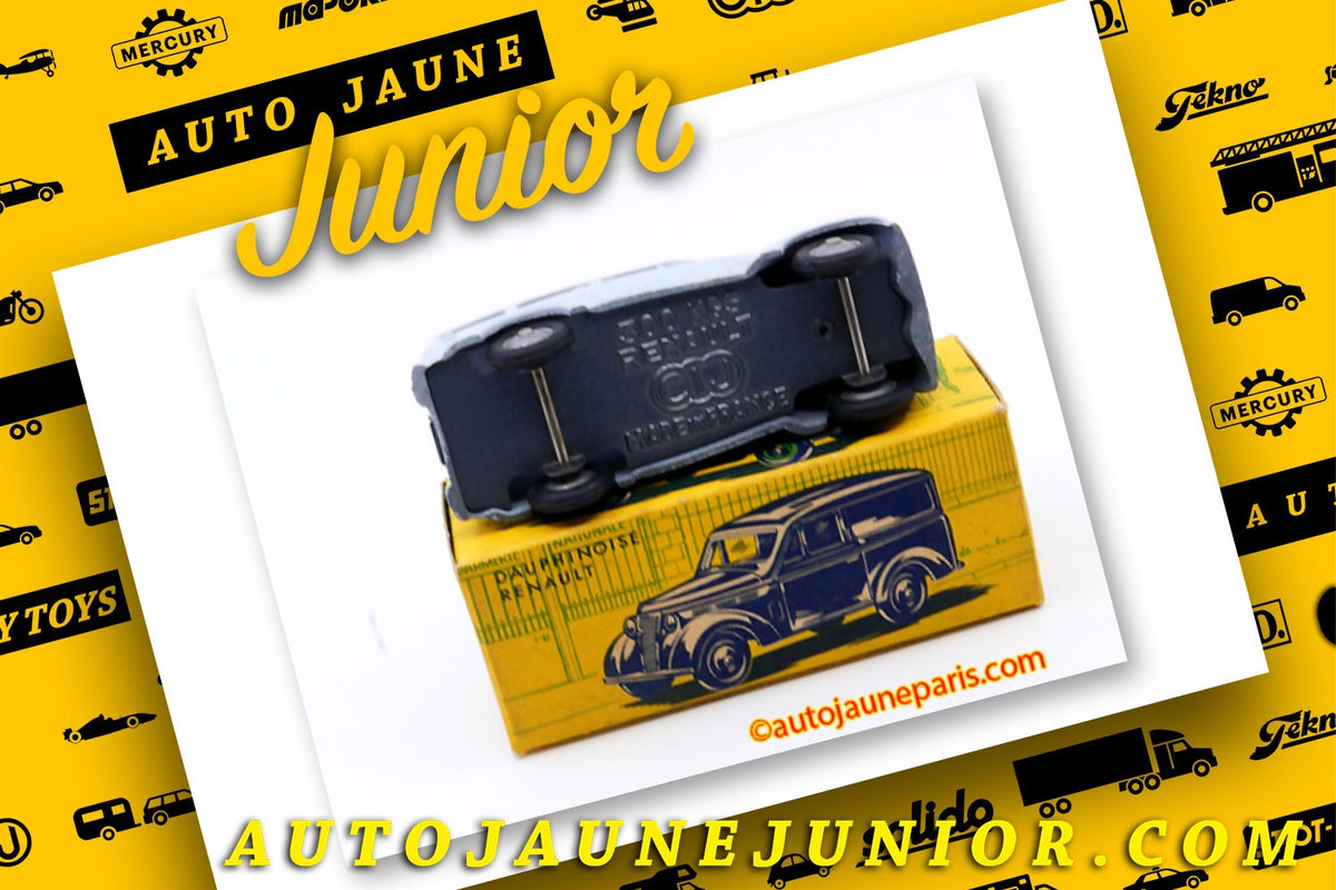 Le #2513 - C-I-J - Renault - 300kgs break est en vente sur Auto Jaune Junior ! Tekno, Politoys, Mebetoys, Mercury, Joal, Diapet, Märklin, TootsieToys. Vous avez le même jouet ? Profitez de notre expertise pour vous accompagner dans la vente de vos modèles ou votre collection ! Nous achetons tous lots de miniatures ! Contactez nous ! contact@autojaunejunior.com.