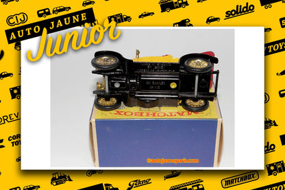 Le #2723 - Matchbox - Daimler - torpedo 1911 est en vente sur Auto Jaune Junior ! Tekno, Politoys, Mebetoys, Mercury, Joal, Diapet, Märklin, TootsieToys. Vous avez le même jouet ? Profitez de notre expertise pour vous accompagner dans la vente de vos modèles ou votre collection ! Nous achetons tous lots de miniatures ! Contactez nous ! contact@autojaunejunior.com.