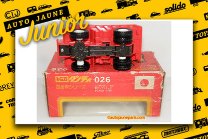 Le #2645 - Tomica - Nissan - Dumper est en vente sur Auto Jaune Junior ! Tekno, Politoys, Mebetoys, Mercury, Joal, Diapet, Märklin, TootsieToys. Vous avez le même jouet ? Profitez de notre expertise pour vous accompagner dans la vente de vos modèles ou votre collection ! Nous achetons tous lots de miniatures ! Contactez nous ! contact@autojaunejunior.com.