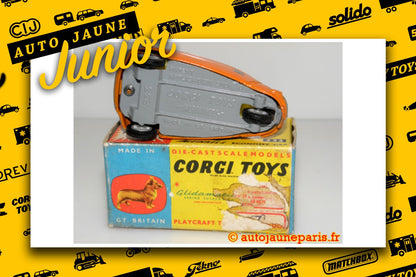 Le #2730 - Corgi Toys - Heinkel - auto à 3 roues Economy Car est en vente sur Auto Jaune Junior ! Tekno, Politoys, Mebetoys, Mercury, Joal, Diapet, Märklin, TootsieToys. Vous avez le même jouet ? Profitez de notre expertise pour vous accompagner dans la vente de vos modèles ou votre collection ! Nous achetons tous lots de miniatures ! Contactez nous ! contact@autojaunejunior.com.