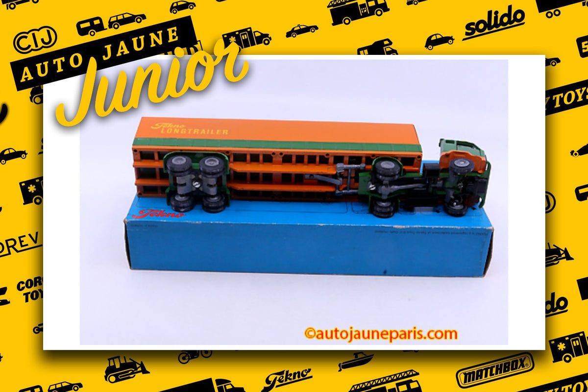 #3124 - Tekno - Volvo - F89 tracteur semi remorque bâché Tekno longtrailer