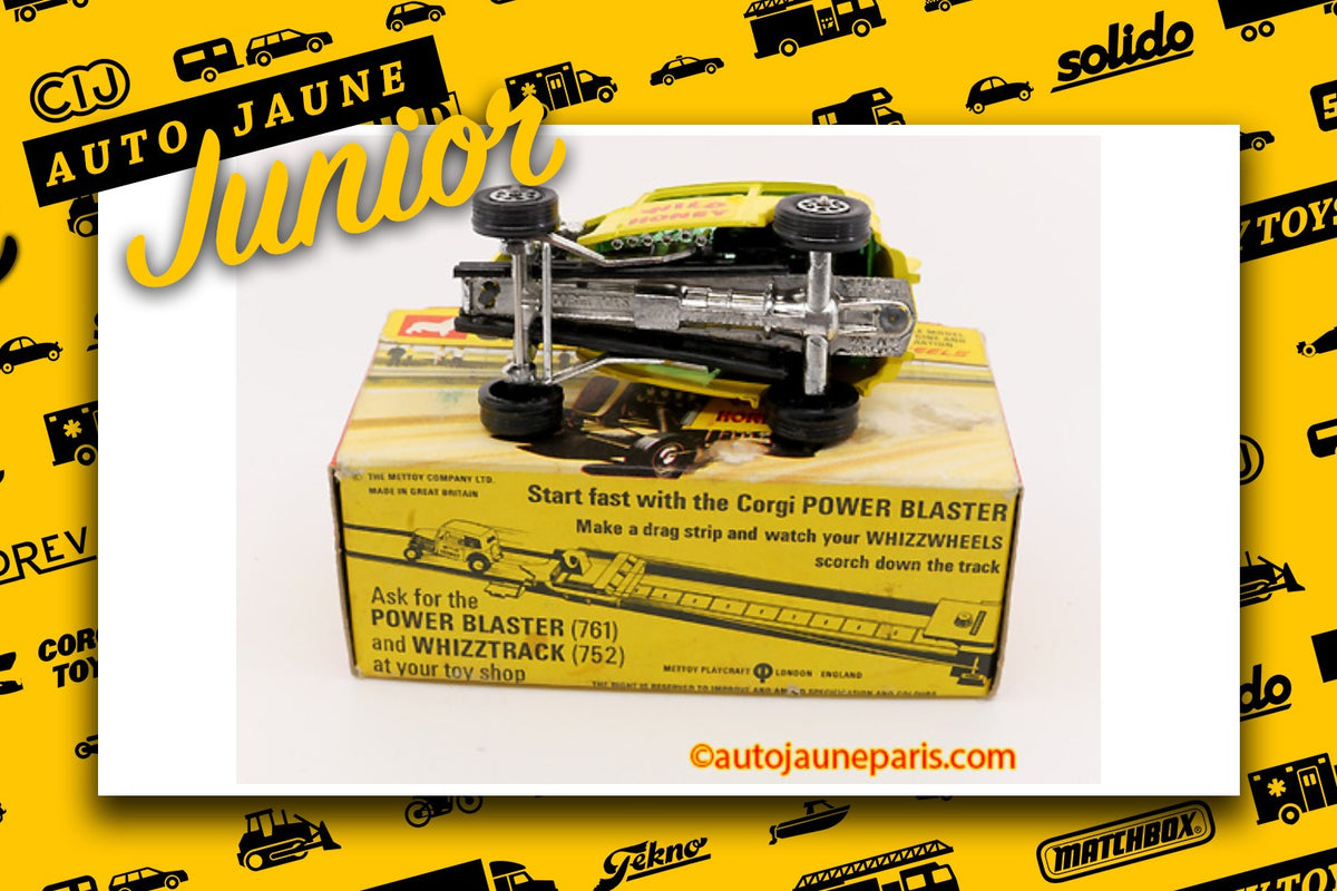 Le #2692 - Corgi Toys - Auto - Wild Honey est en vente sur Auto Jaune Junior ! Tekno, Politoys, Mebetoys, Mercury, Joal, Diapet, Märklin, TootsieToys. Vous avez le même jouet ? Profitez de notre expertise pour vous accompagner dans la vente de vos modèles ou votre collection ! Nous achetons tous lots de miniatures ! Contactez nous ! contact@autojaunejunior.com.