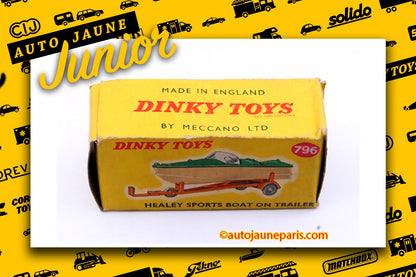 #2558 - Dinky Toys - Healey - bateau sur remorque
