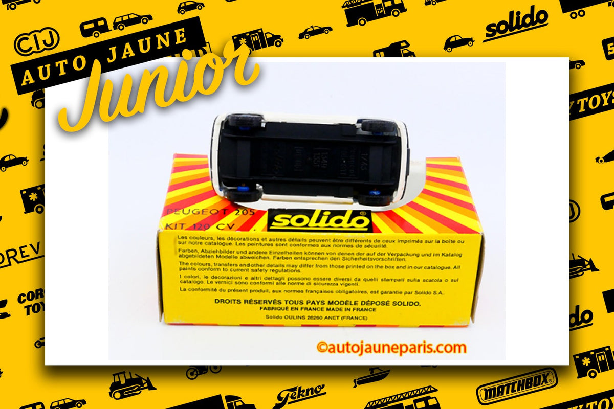 #4385 - Solido - Peugeot - 205GTI Radio France Toulouse