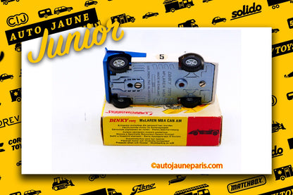 Le #2696 - Dinky Toys - Mac Laren - M8A Can Am est en vente sur Auto Jaune Junior ! Tekno, Politoys, Mebetoys, Mercury, Joal, Diapet, Märklin, TootsieToys. Vous avez le même jouet ? Profitez de notre expertise pour vous accompagner dans la vente de vos modèles ou votre collection ! Nous achetons tous lots de miniatures ! Contactez nous ! contact@autojaunejunior.com.