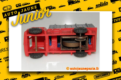 #3492 - Tri Ang Minic - AEC - camion plateau avec container