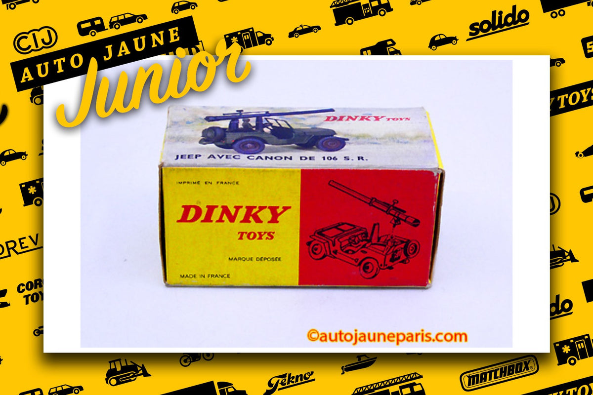 #3542 - Dinky Toys - Willys - Jeep avec canon de 106 S.R