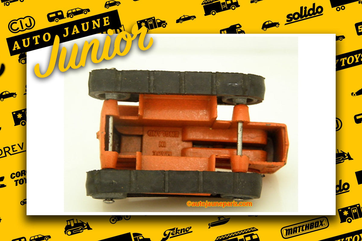 Le #2728 - Budgie - Caterpillar - heavy tractor est en vente sur Auto Jaune Junior ! Tekno, Politoys, Mebetoys, Mercury, Joal, Diapet, Märklin, TootsieToys. Vous avez le même jouet ? Profitez de notre expertise pour vous accompagner dans la vente de vos modèles ou votre collection ! Nous achetons tous lots de miniatures ! Contactez nous ! contact@autojaunejunior.com.