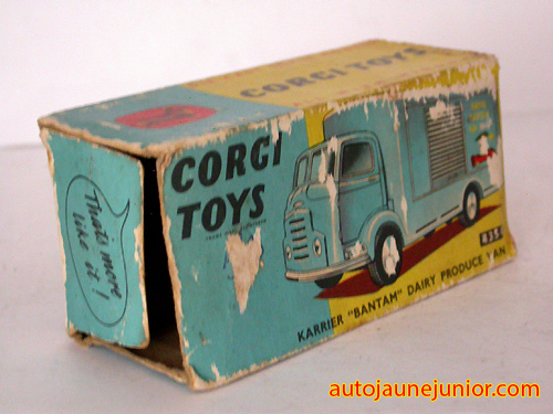 Corgi Toys Bantam dairy produce van