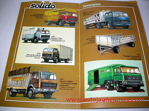 Solido Lot de 2 catalogues : 1980/1981 et 1979