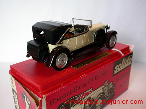 Solido Suiza H6B 1926