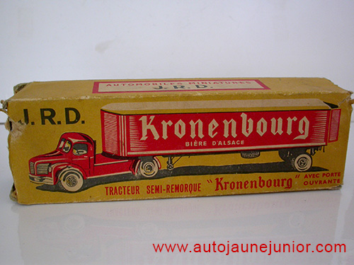 JRD TLR tracteur semi remorque fourgon Kronenbourg