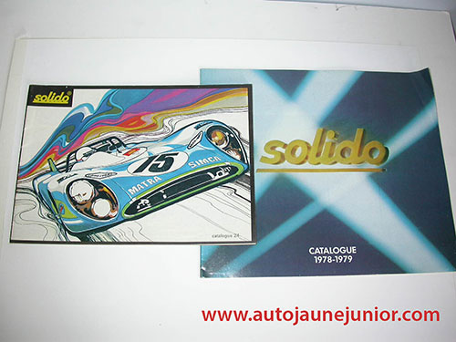 Solido Lot de 2 catalogues : 24 et 1978/1979