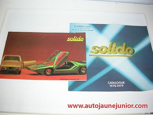 Solido Catalogues complet 32 et 1978/1979