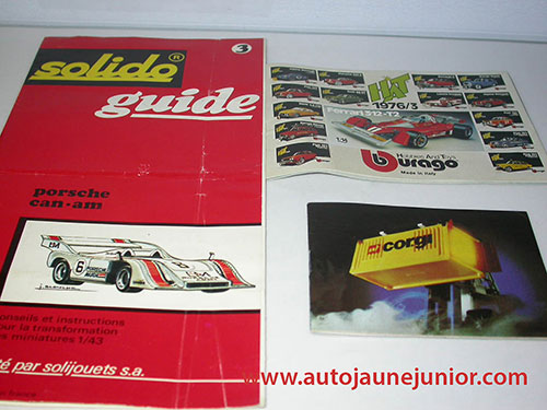 Divers Corgi 1981; Buragon 1976:3 et Guide Porsche Can-Am