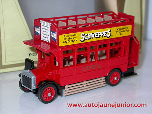 Matchbox S type Omnibus Schweppes 1922