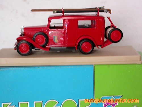 Eligor Camionnette Pompiers 1934
